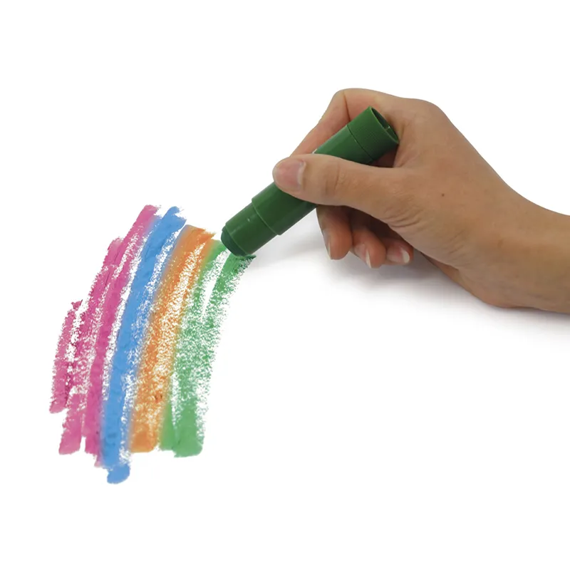 Wachsmal-Sticks 12 Farben als Drehstift