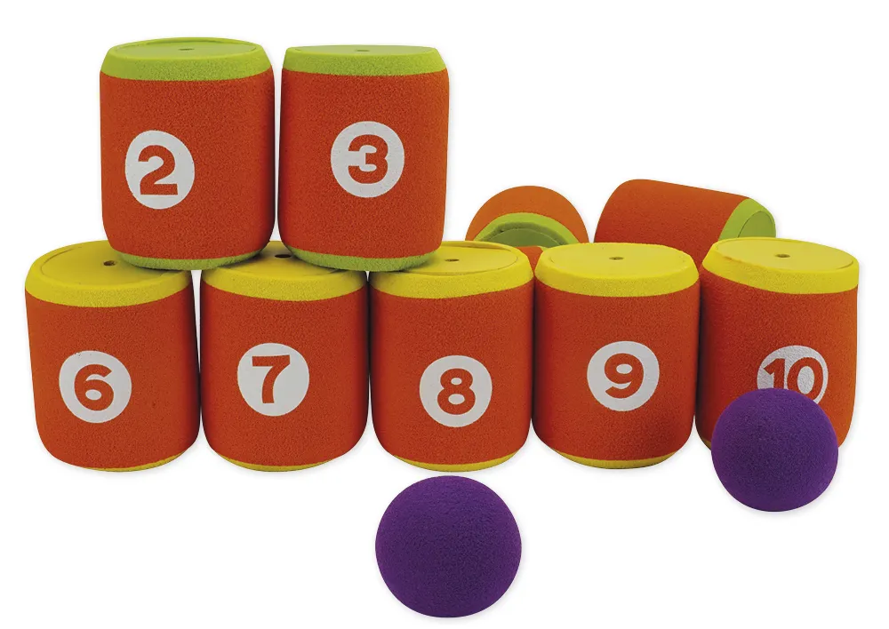 Flüster-Dosenspiel "Bewegtes Lernen", 12-tlg., in Tragetasche