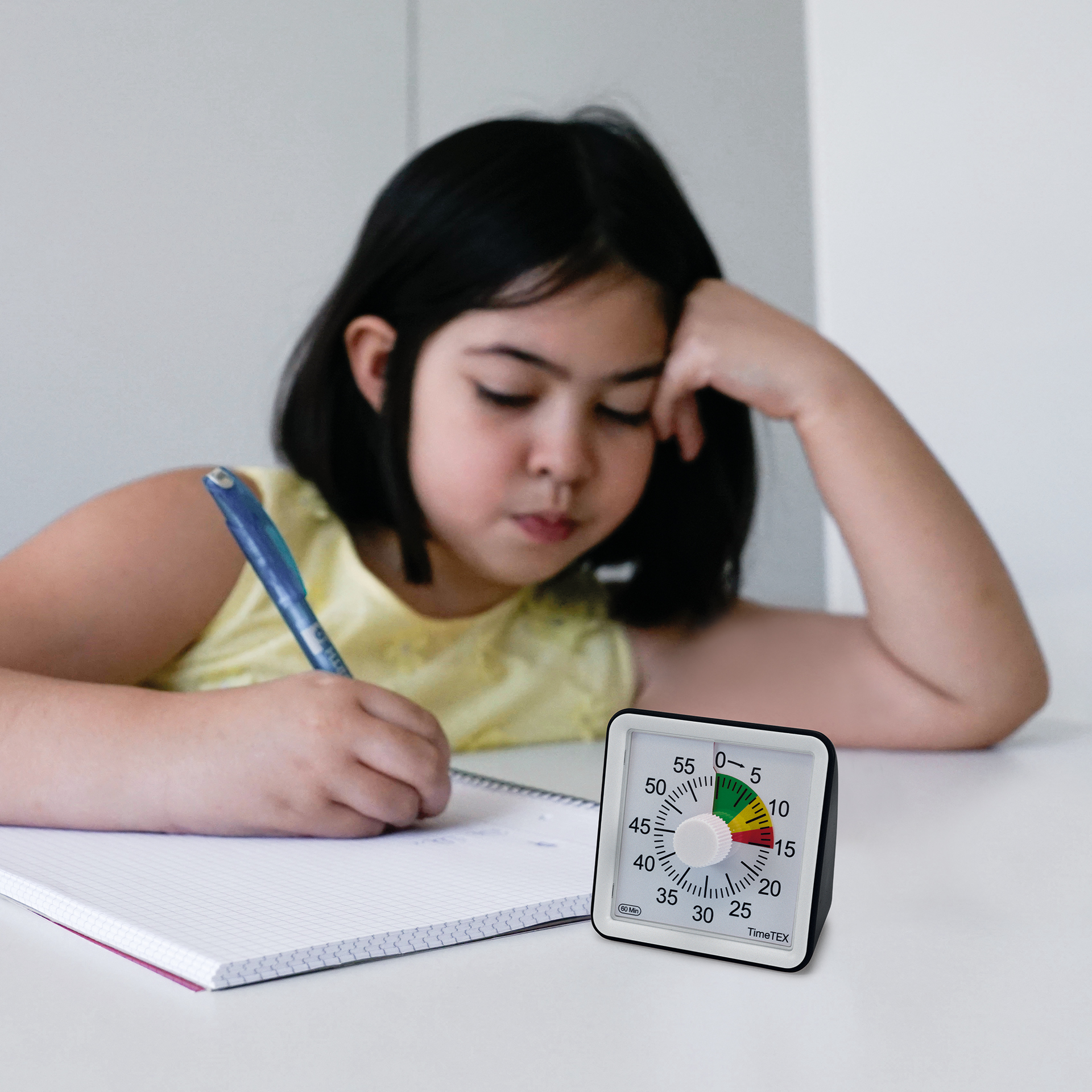 TimeTEX Zeitdauer-Uhr "lautlos" compact mit Ampelscheibe