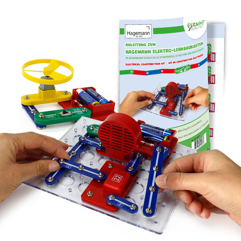 Elektro-Lernbaukasten, kompakt 80 Versuche
