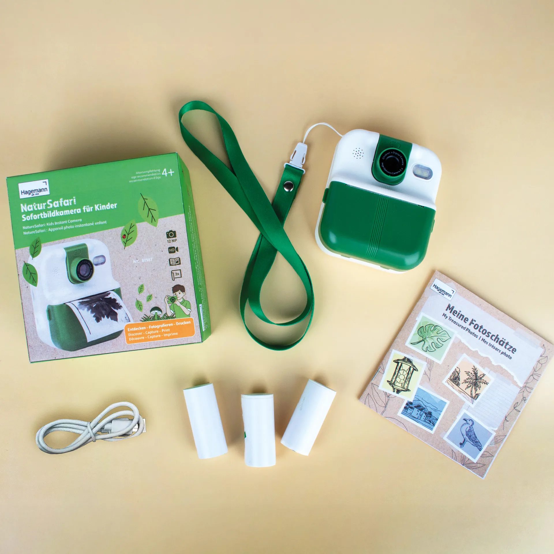 Sofortbildkamera Natursafari, 8-tlg.