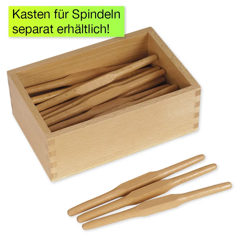 TimeTEX Spindelkästen 0-9, Druckschrift "Montessori Premium"