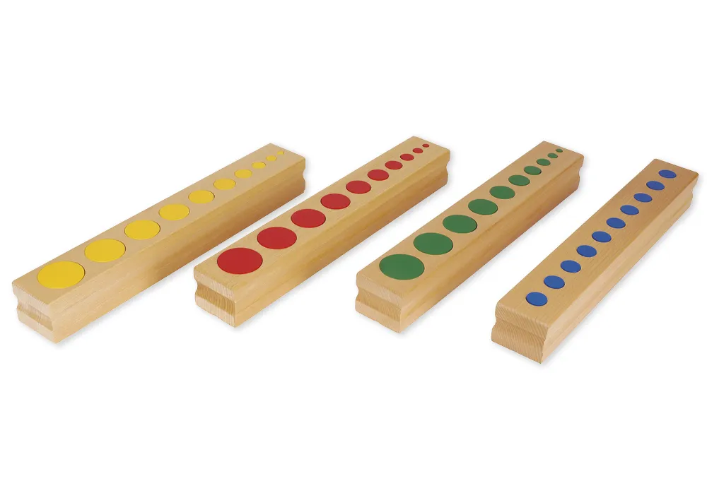 TimeTEX Farbige Zylinder "Montessori Premium"