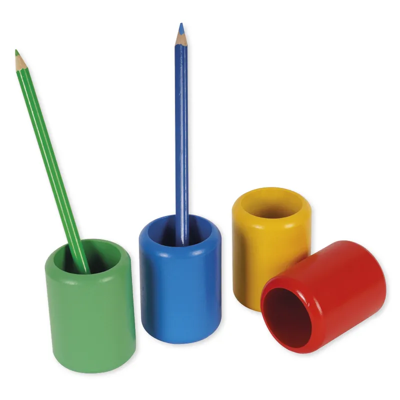 TimeTEX Satz mit 11 farbigen Bleistiftständern "Montessori Premium"