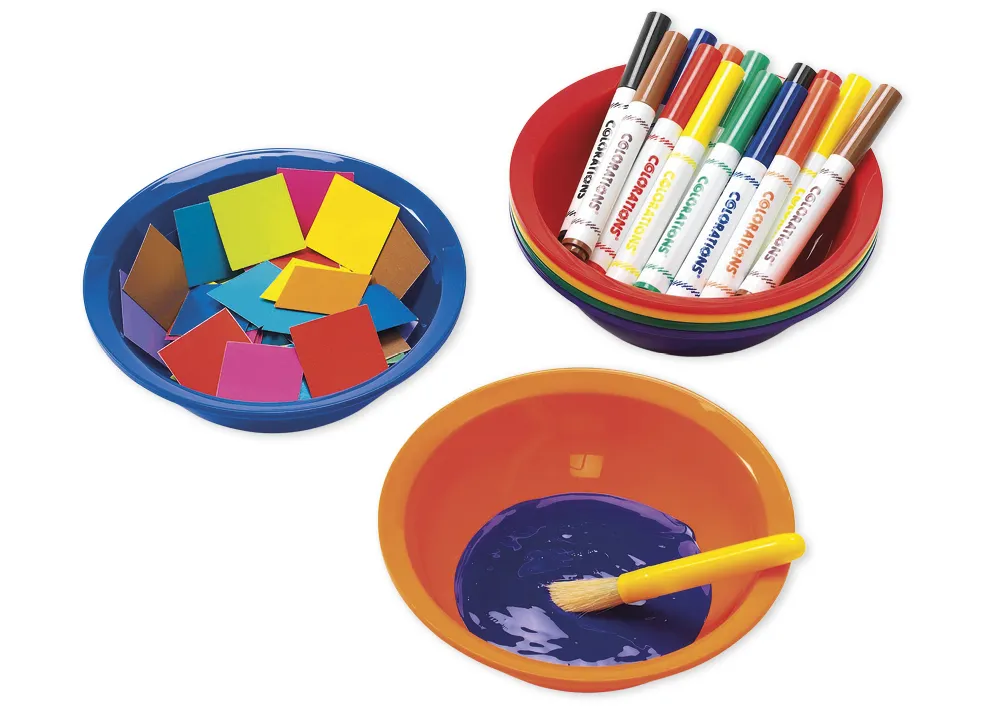 Farb- und Materialschalen, 6 Stück