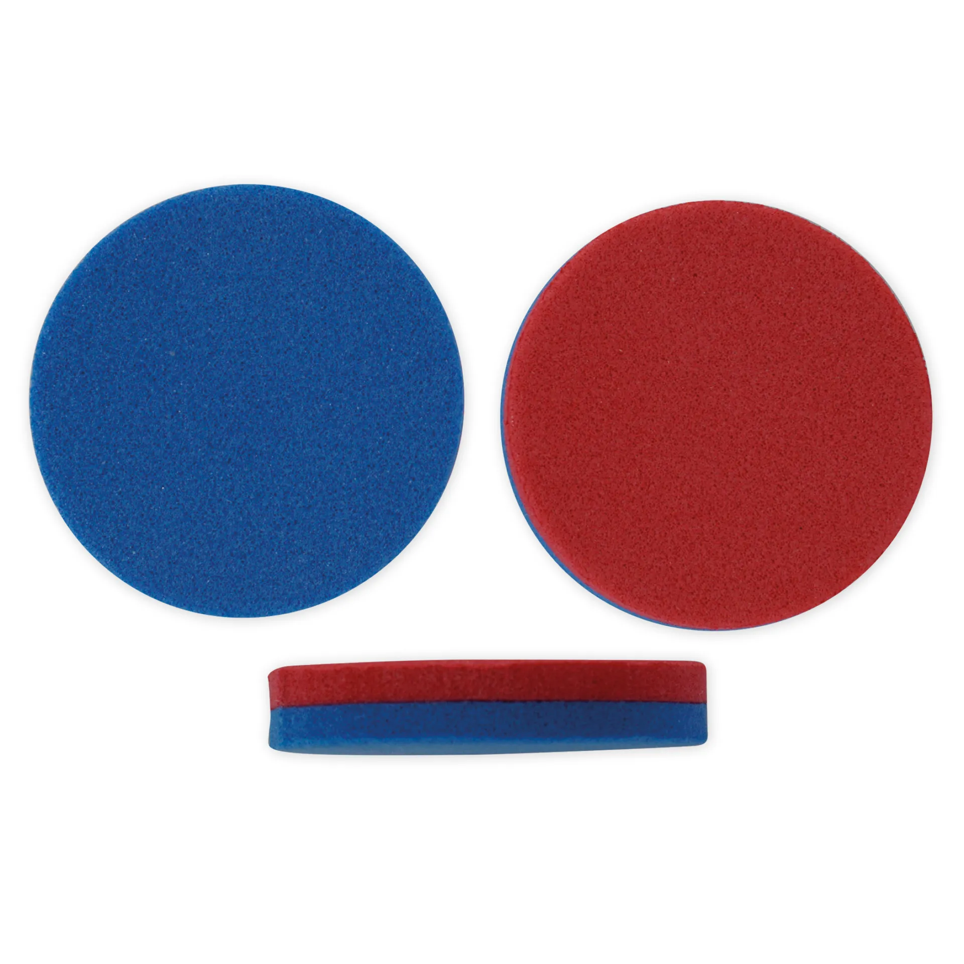 Flüster-Wendeplättchen blau/rot, 200 Stück in Dose