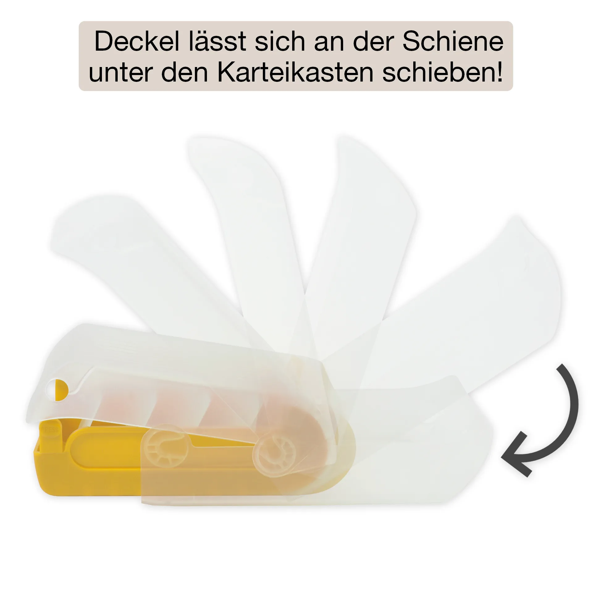 Karteikasten für A8 Kunststoff