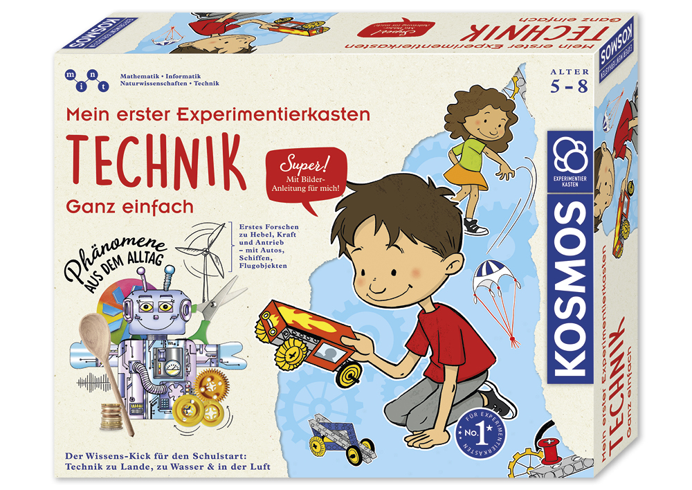 KOSMOS Experimentier-Kasten "Technik ganz einfach", 59-tlg.
