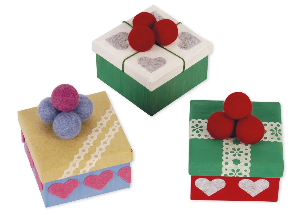 Filzkugeln "Kunterbunt", 2 cm ø, 7 Farben, 210 Stück