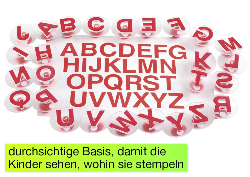 Jumbo-Griff-Stempel "Großbuchstaben", 26-tlg.