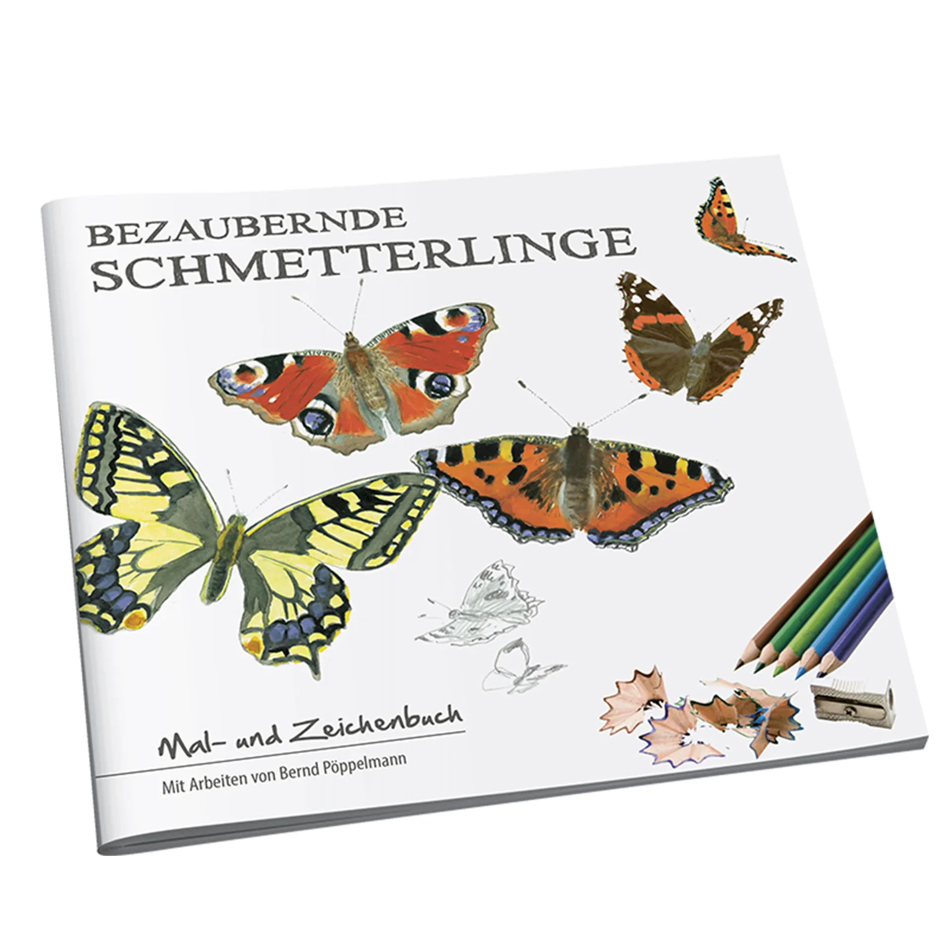 Bezaubernde Schmetterlinge, Mal- und Zeichenbuch 