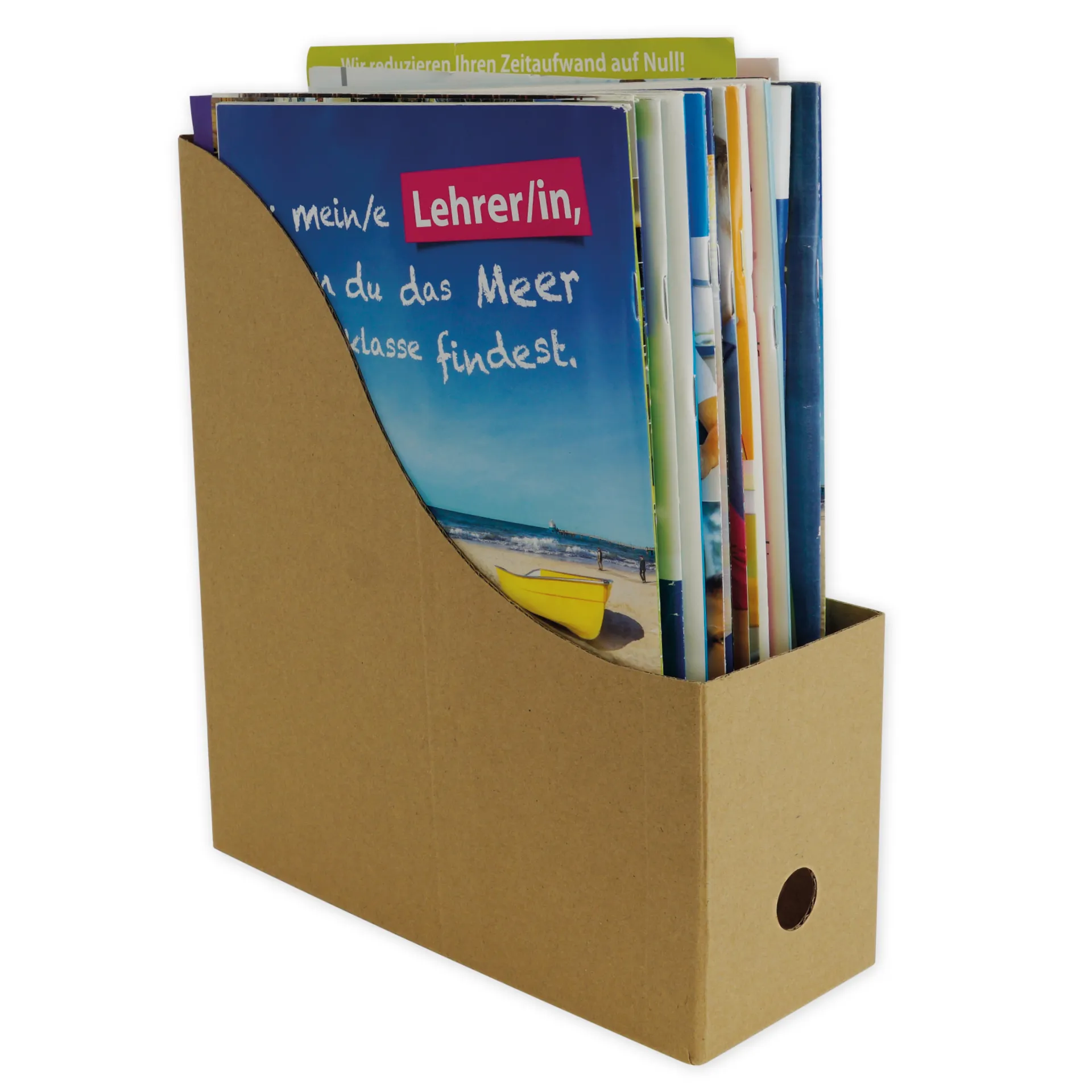 Set Natura-Stehsammler A4 aus Pappe, 5 Stück