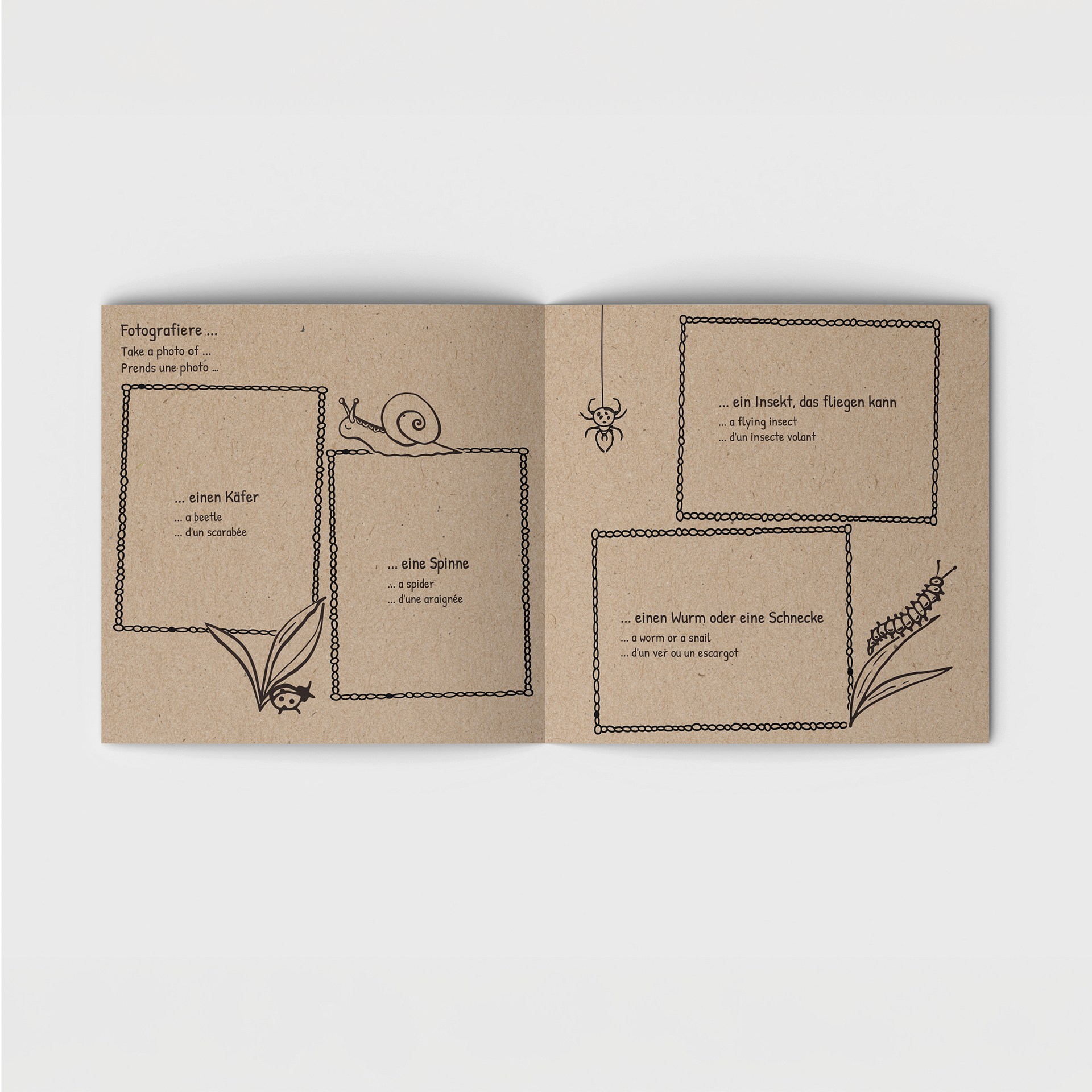 Sofortbildkamera Natursafari, 8-tlg.