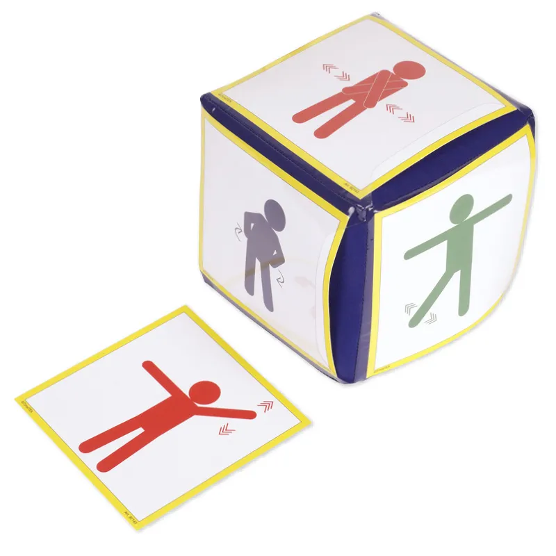 Blanko-Würfel mit Einstecktaschen einfarbig, 15 cm