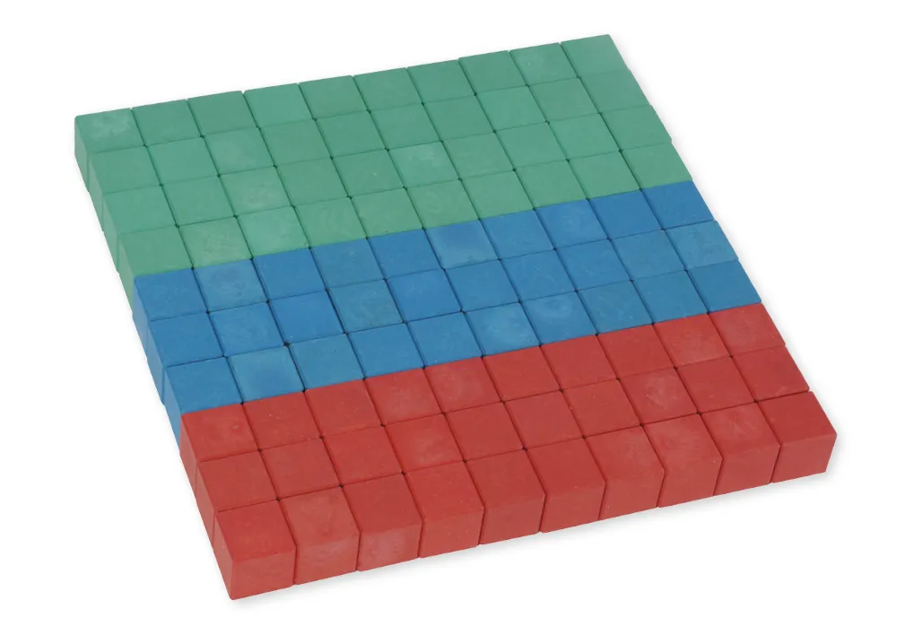 Set Rechen-Würfel, 2x2 cm, 100-tlg. "Montessori Premium"