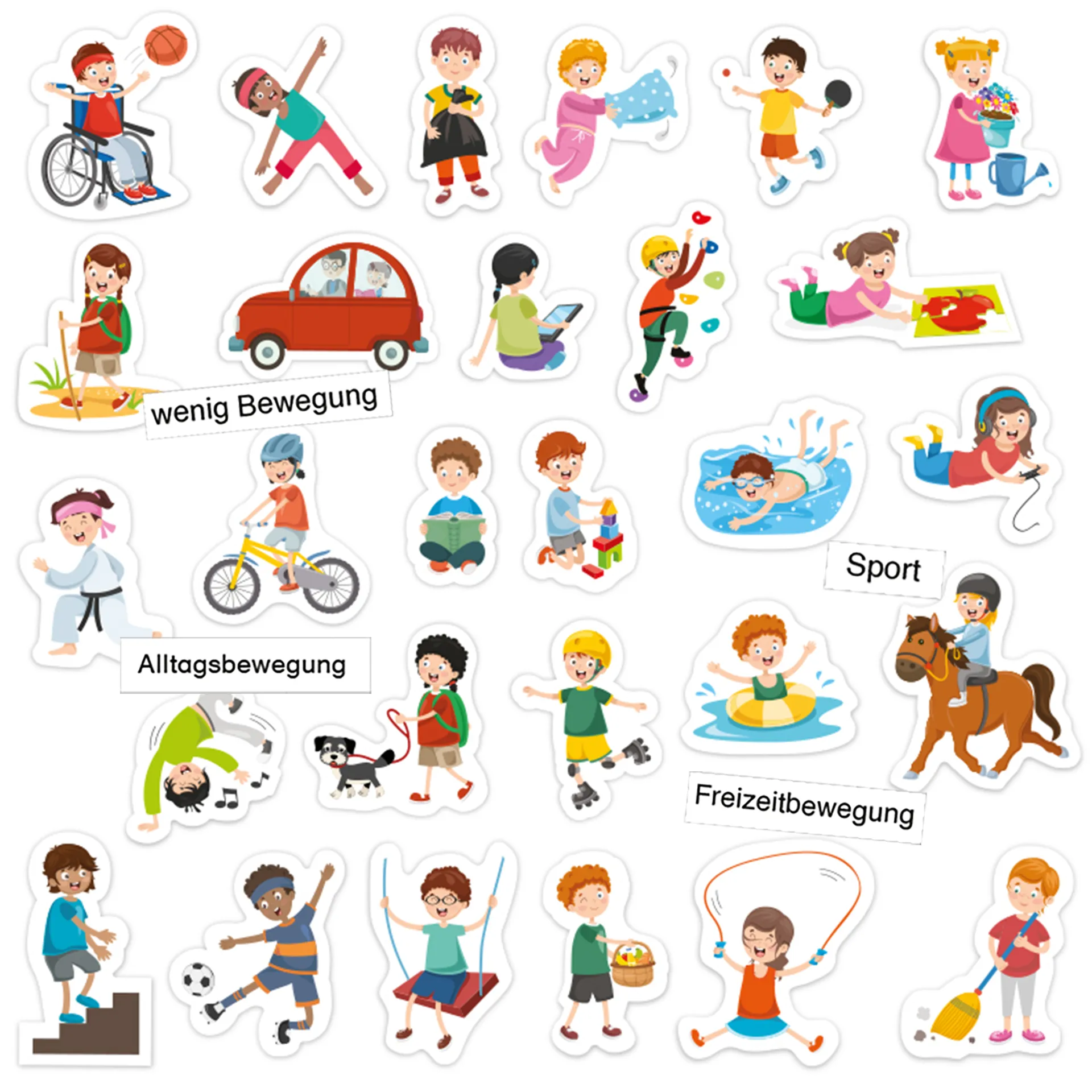 Hagemann Ernährungs- und Bewegungspyramide, magnetisch, 114-tlg.