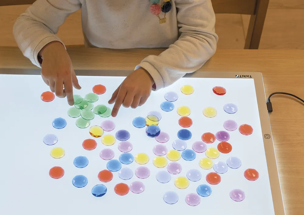 Funkelsteine transparent, 3 cm ø, 72-tlg.