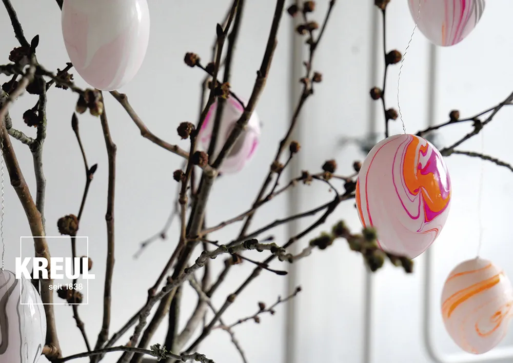 Set KREUL Magic Marble Marmorier-Farben à 20 ml, 6-tlg.