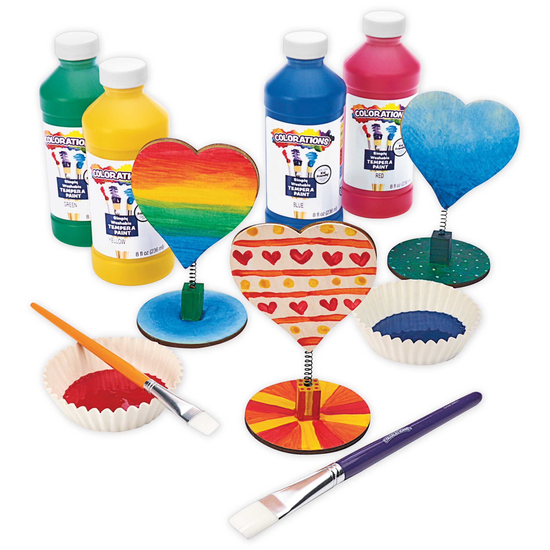 Herz-Notizhalter, 12 Stück