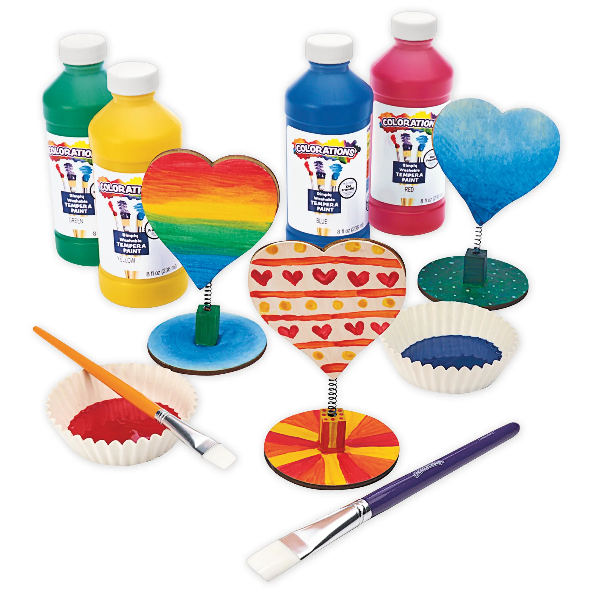 Herz-Notizhalter, 12 Stück