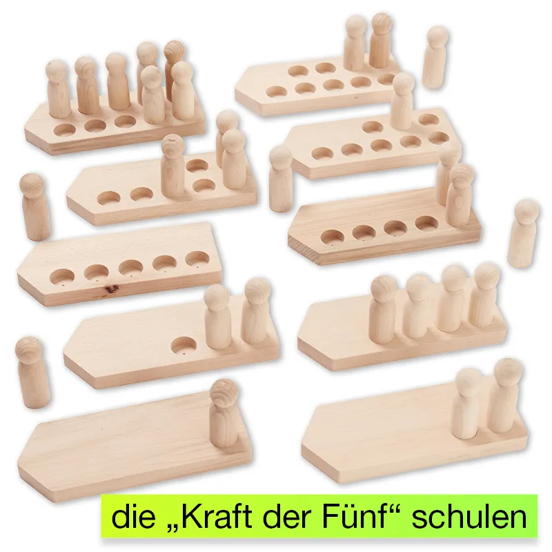 Rechen-Boote, 40-tlg.