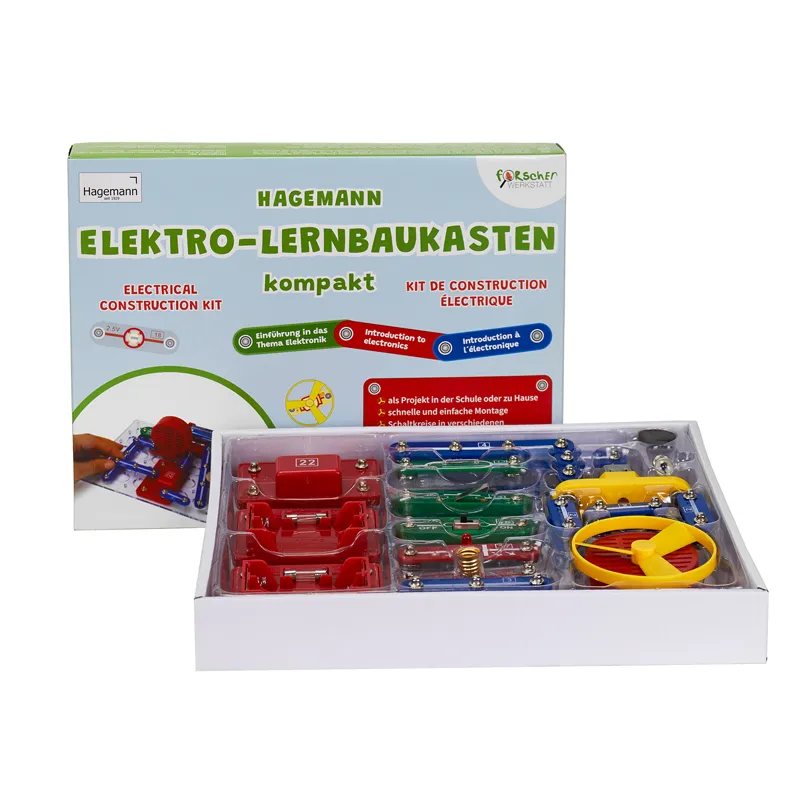 Elektro-Lernbaukasten, kompakt 80 Versuche