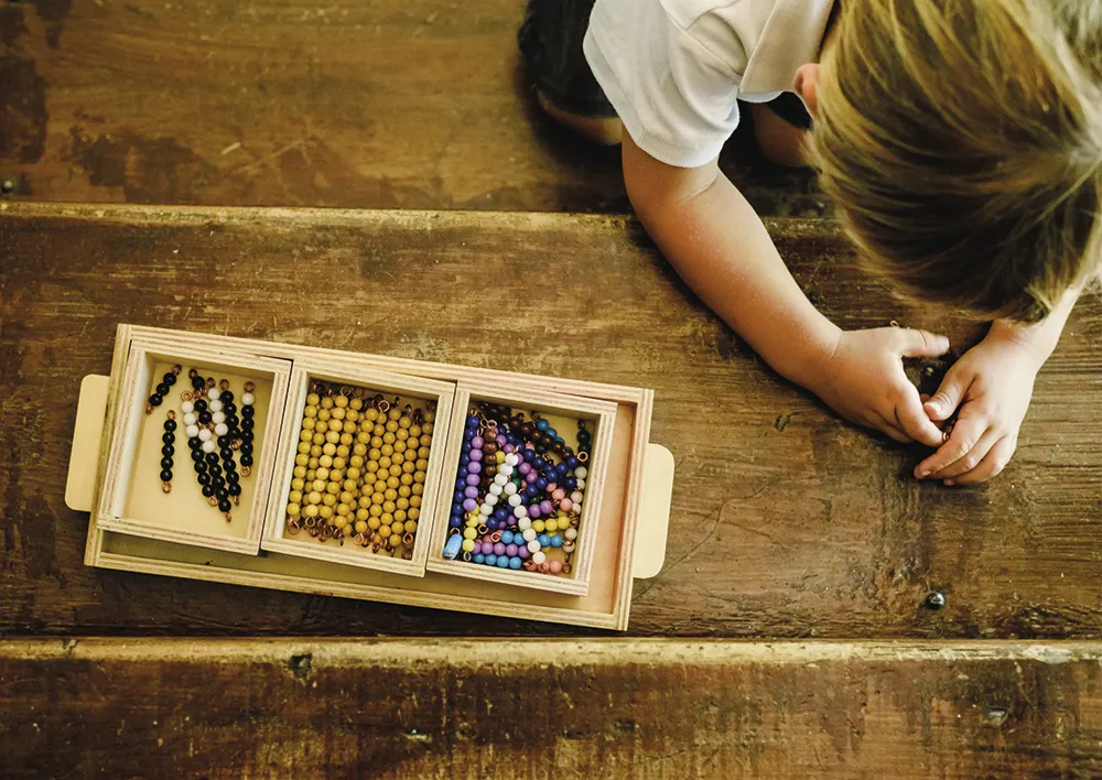 TimeTEX Schlangenspiel zur Addition "Montessori Premium"