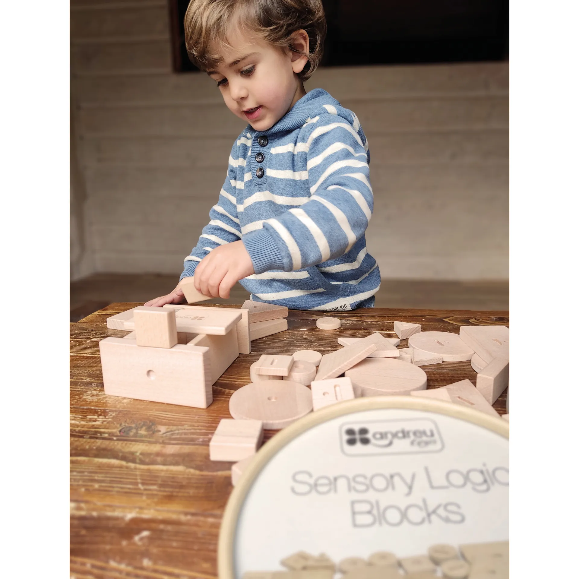 Logische Blöcke zum Tasten, 52-tlg.