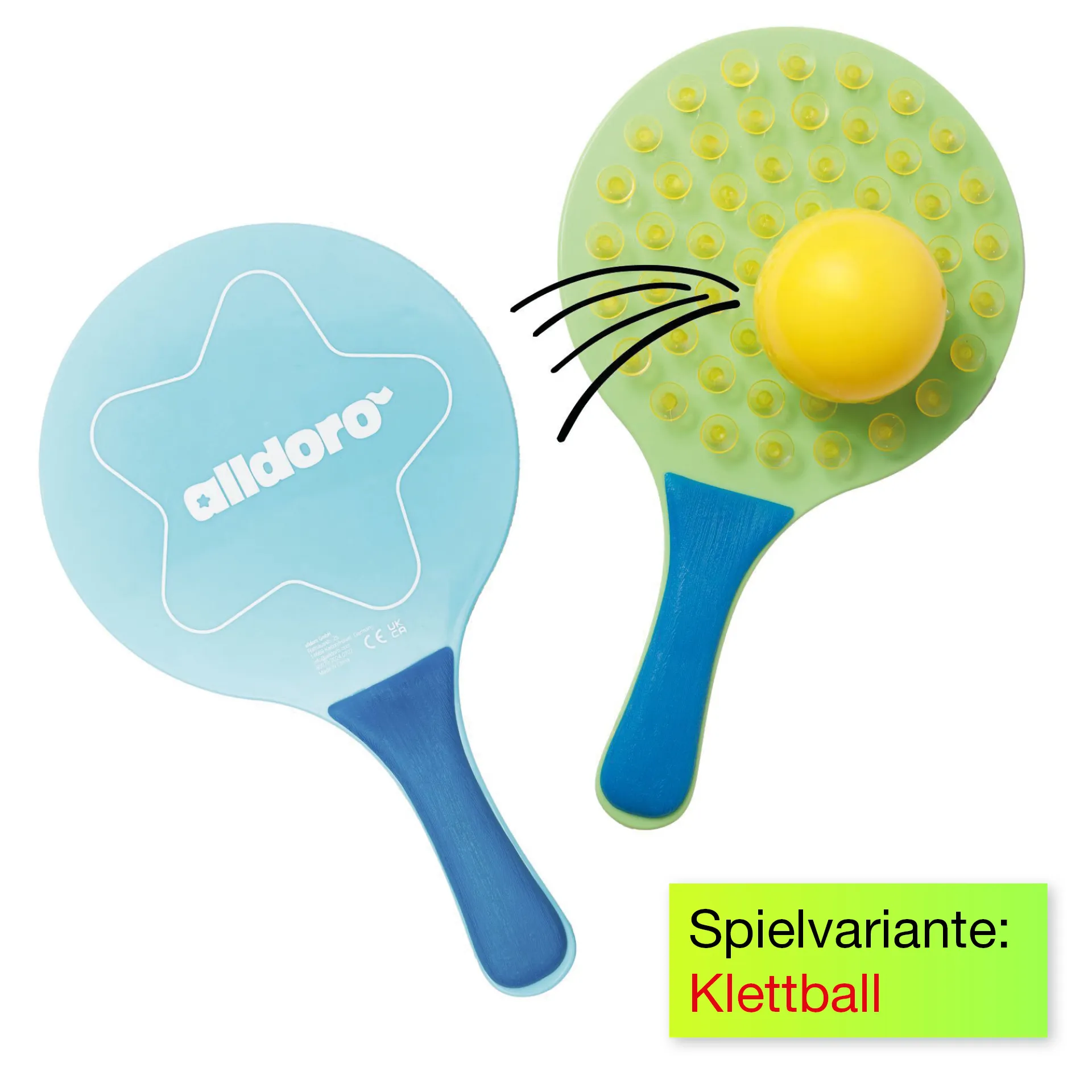 Bewegungsspiel "Stick & Play", 4-tlg.