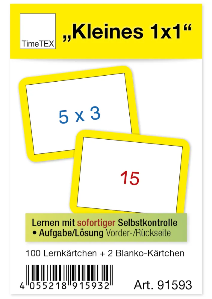 Kartenspiel für Papp-Computer, kleines 1x1