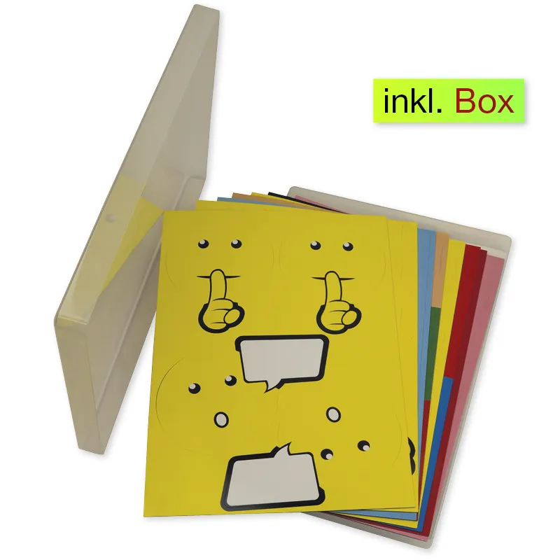 Moderations-Material magnetisch, 64-tlg., in Box