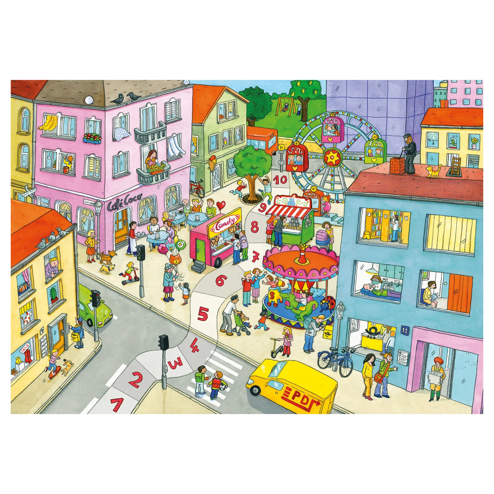 Lernspiel "Bimmel wild im Wimmelbild", 68-tlg.