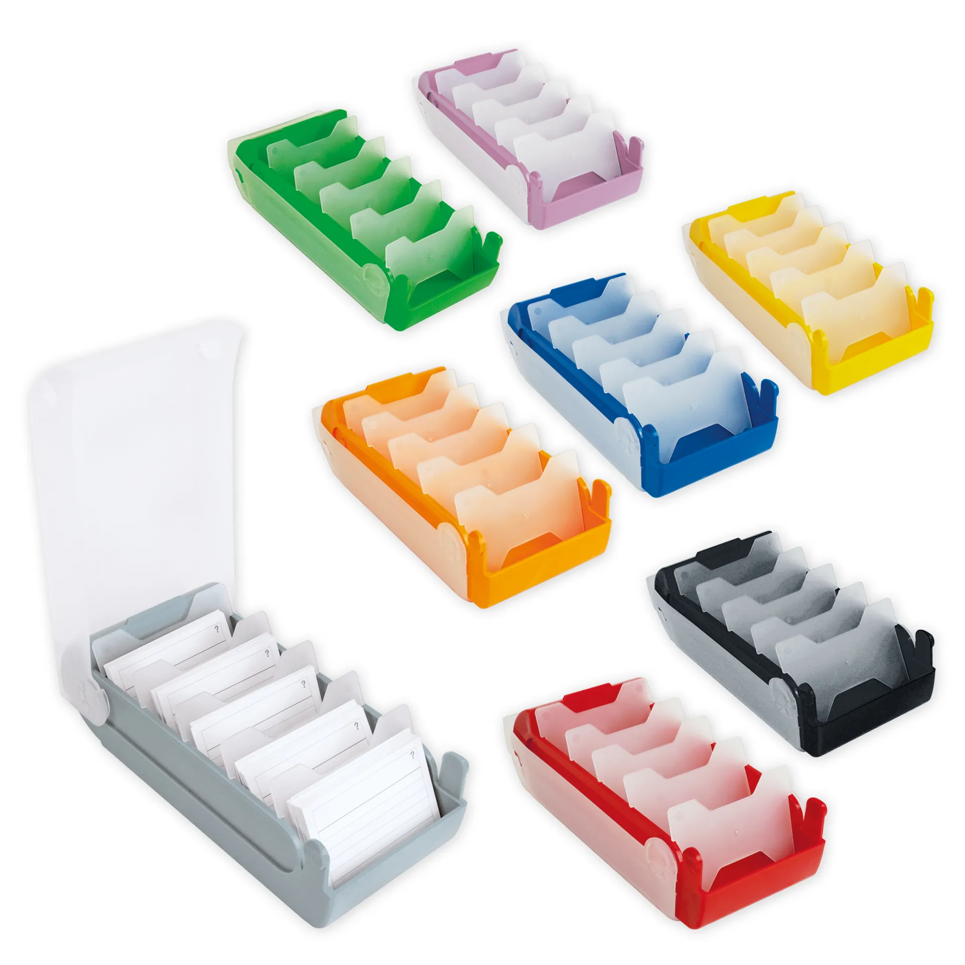 Karteikasten für A8 Kunststoff