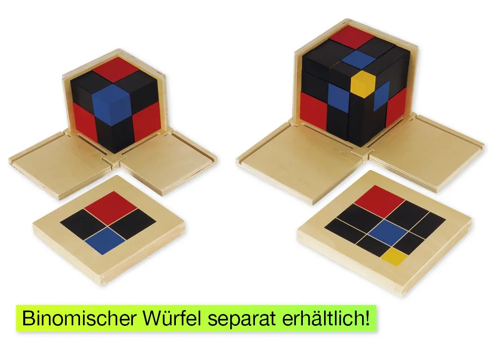 TimeTEX Trinomischer Würfel "Montessori Premium"