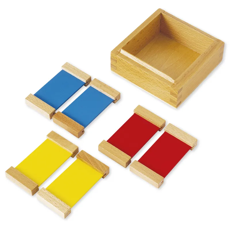 TimeTEX Farbtäfelchen, Satz 1, 3 Paare "Montessori Premium"