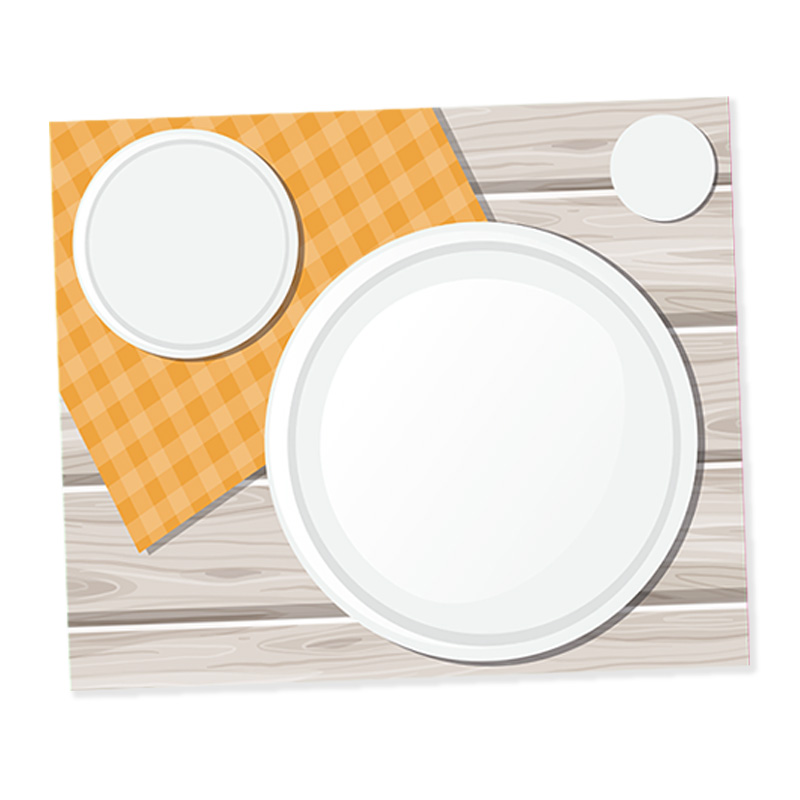 Hagemann Magnetbilder Platzset für gesunde Mahlzeiten (magnetisch)