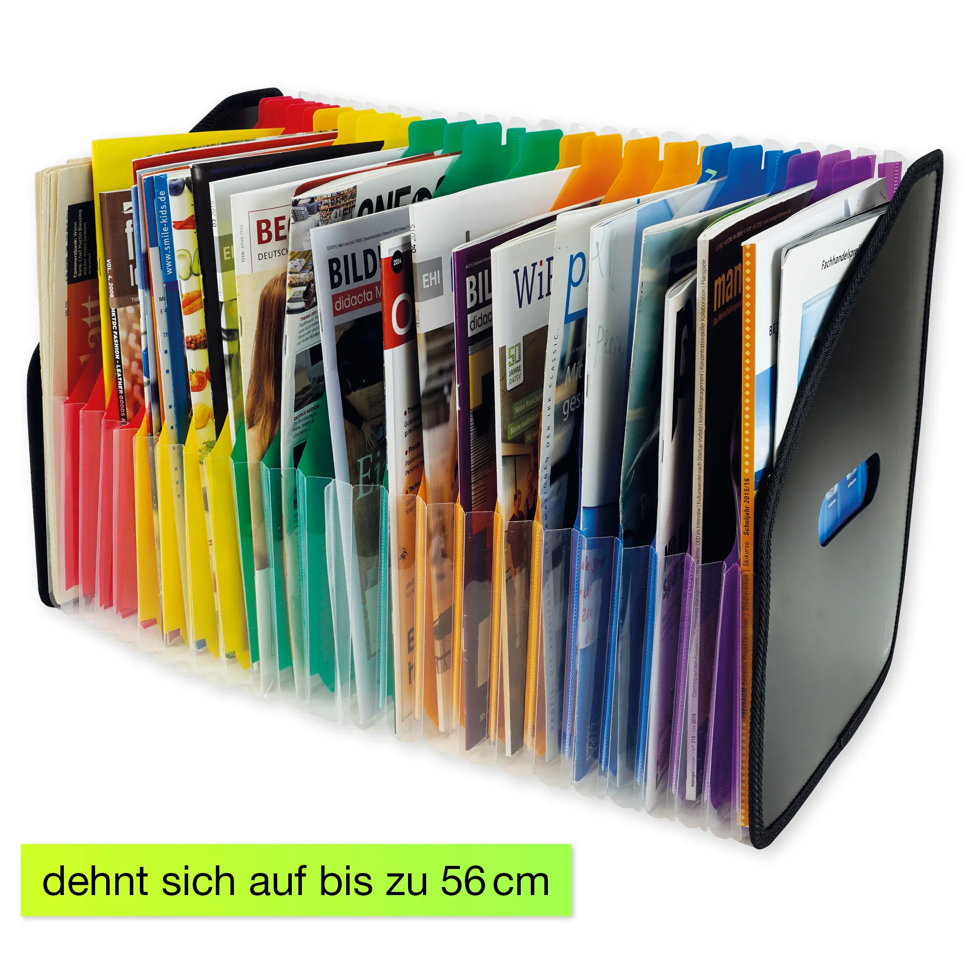 Stehsammler "Fächerstar" A4, 23 Fächer