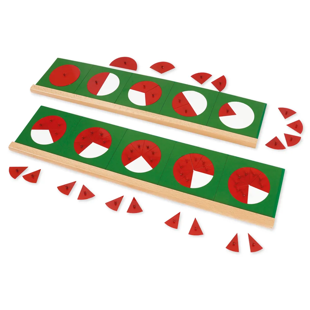 TimeTEX 2 Ständer für die metallenen Bruchrechenkreise "Montessori Premium"