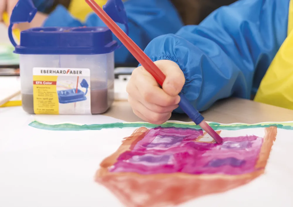 efa color Farbkasten, 8 Farben, 44 mm ø