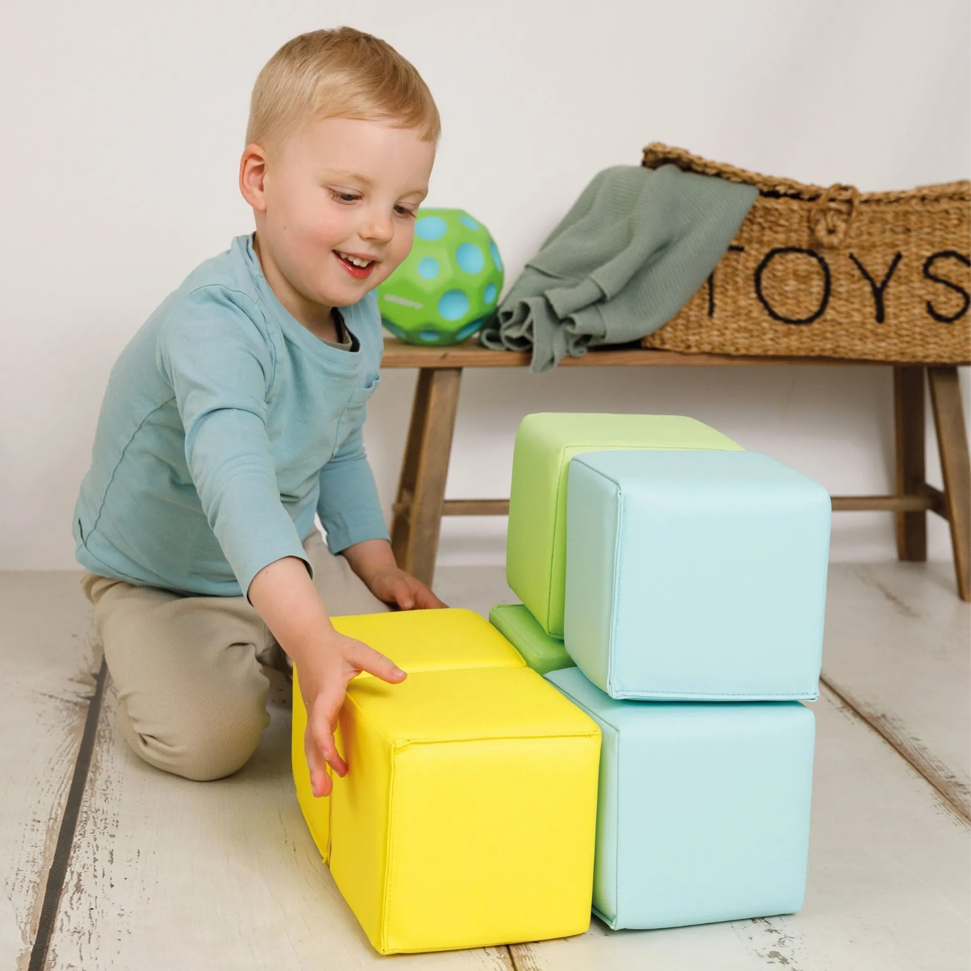 Softbausteine aus Schaumstoff, 14 cm, 6-tlg.