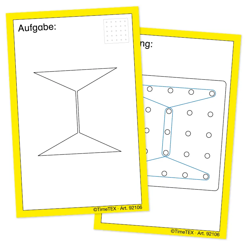 Kartenspiel "Geometrie-Brett", 60-tlg.