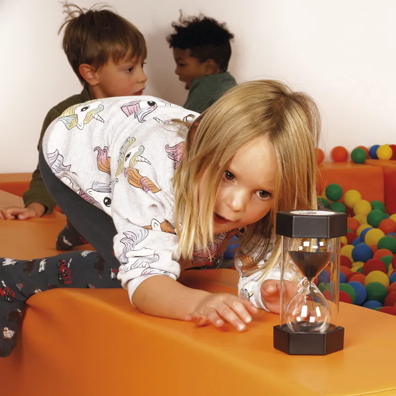 Set Mega-Sanduhren 16cm hoch, 7 cm ø, 4-tlg.