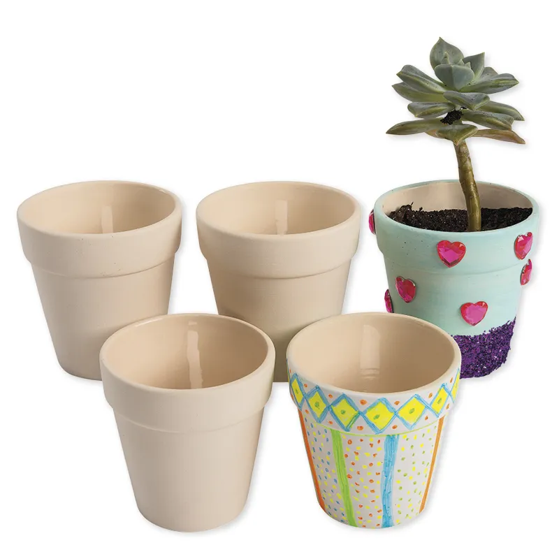 Keramik-Blumentöpfe, 12 Stück