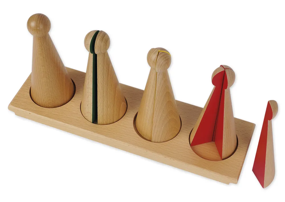 TimeTEX Kegel zum Bruchrechnen "Montessori Premium"