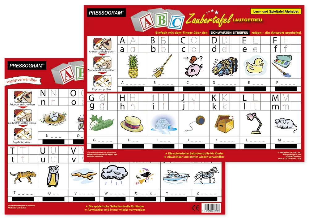 TimeTEX Zaubertafel "ABC" Lautgetreue Worte