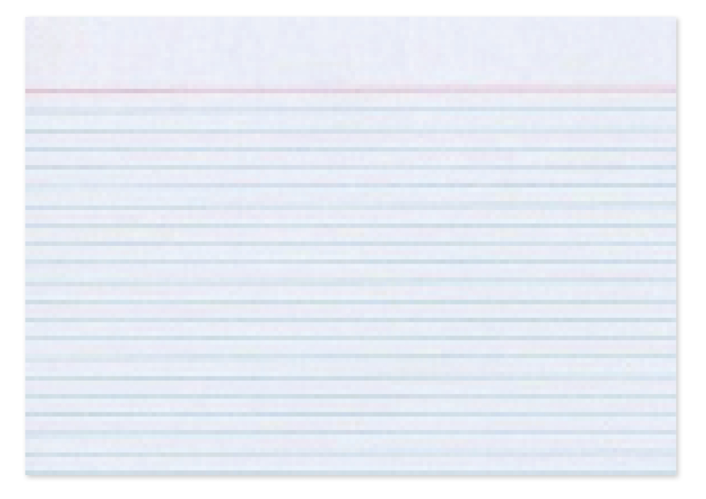 Karteikarten A7, weiß, liniert, 100 Stück