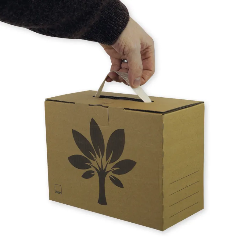 Natura-Kartei-Koffer A5, aus Pappe