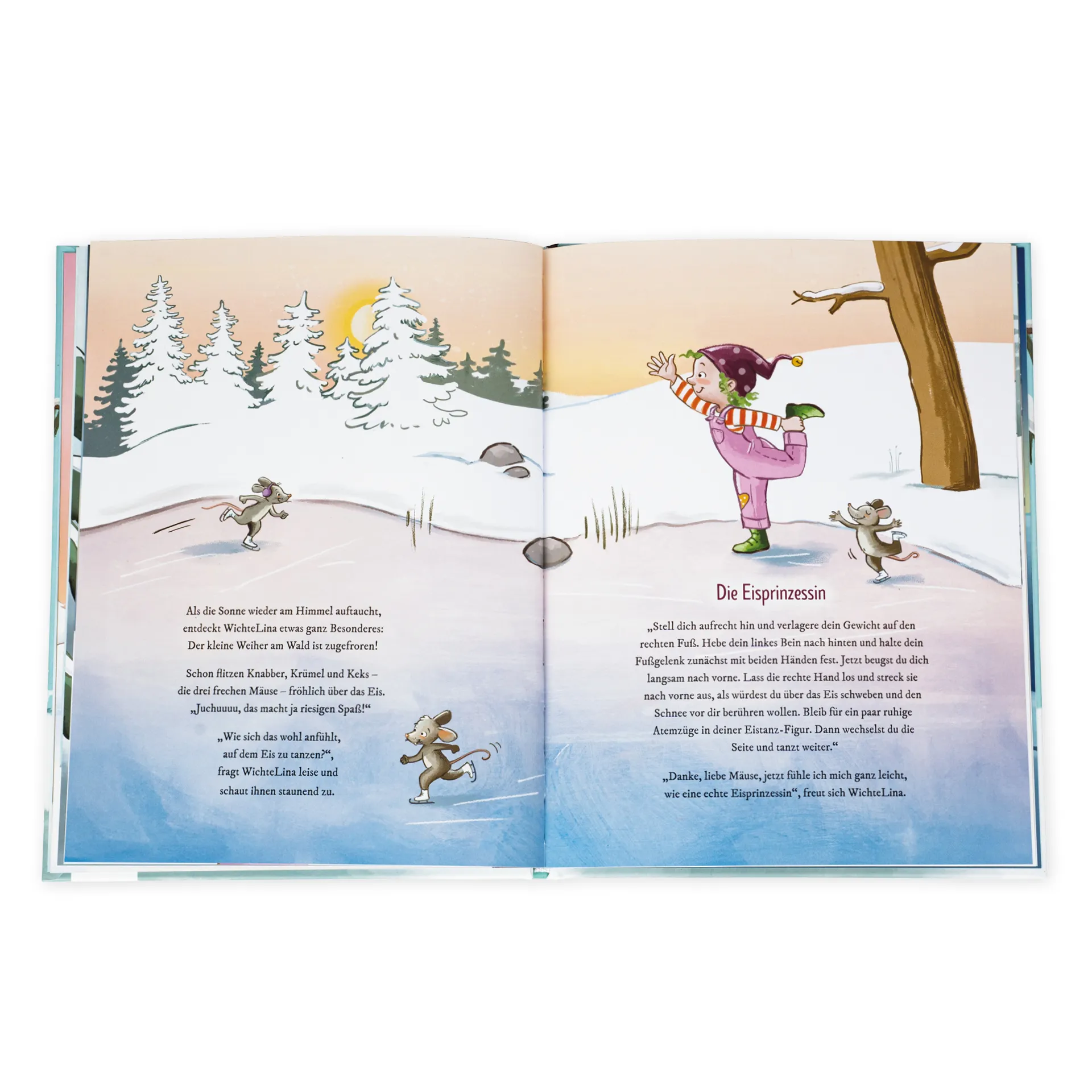 Buch "Wichtel-Yoga im Winterwald", 32 Seiten