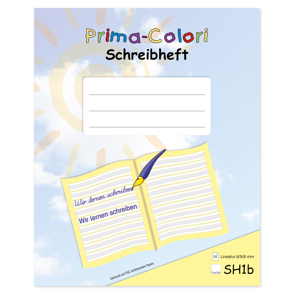 Prima-Colori Schreibheft SH1b