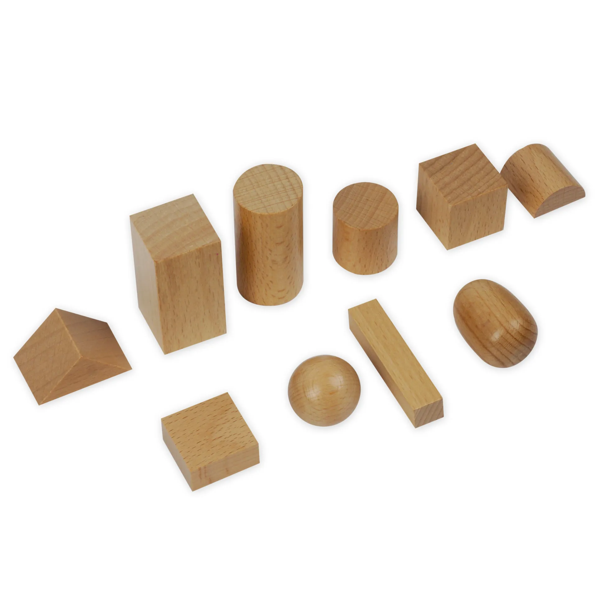 TimeTEX Geheimnisvoller Beutel mit geometrischen Formen, 22-tlg. "Montessori-Premium"